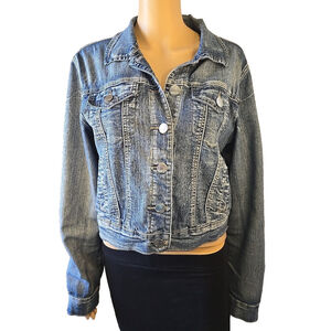 Rico Jeans Women's Vintage Button Up Jean Jacket Size XL